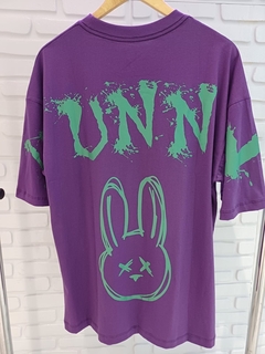 Camiseta Oversized Bunny Roxa - loja online