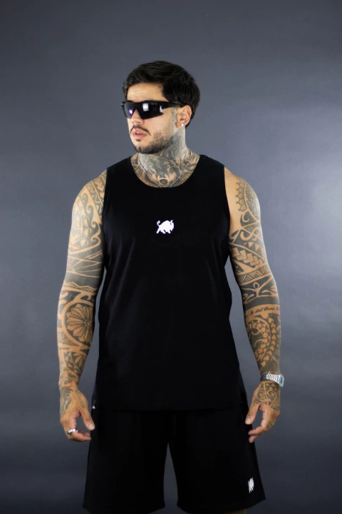 Camiseta Regata Effel Preta