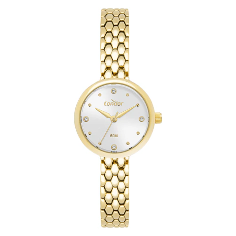 Relógio Condor Feminino Mini Joia Dourado CO2035NVP/5K