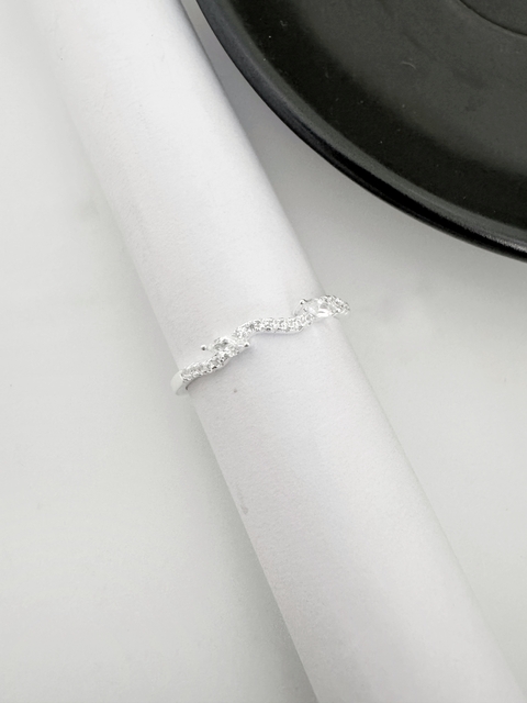 Anel Zircônias Pavê - comprar online