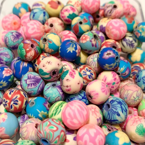 Cuentas FIMO - Bolitas Multicolor 8mm - comprar online