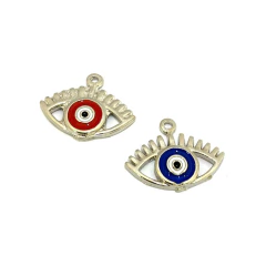 Ojo Turco Dije Esmaltado - 17mm x 22mm - comprar online