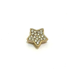 Pasante Con Strass - 10mm - Gems Bijou
