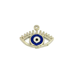 Ojo Turco Dije Esmaltado - 17mm x 22mm - Gems Bijou
