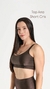 Conjunto Living21 - Top Ana + Short Cris - Coffe - - comprar online
