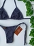 Biquini Cortininha Basic Cinza - Terena Beach Multimarcas