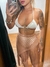 Saia com Franja Tricot - NUDE - Terena Beach Multimarcas