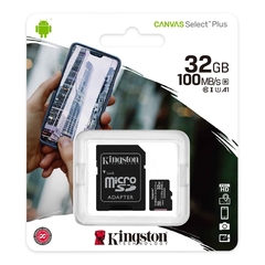 Tarjeta Micro SD Kingstone Canva Select Plus 32GB (4-5 días de grabación) en internet