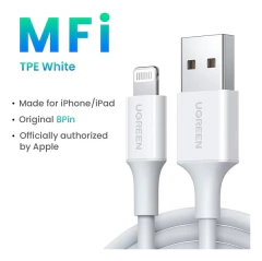 Ugreen 20728 Cable Cargador Ugreen Lightning Para iPhone Mfi - comprar online