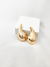 Brinco Meia Gota Folheado em Ouro 18K