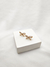 Brinco Laço Cravejado com Zircônias Folheado em Ouro 18K