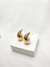 Brinco Gota Fechada Folheado em Ouro 18K