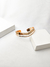 Bracelete Uma Linha Curva Folheado em Ouro 18K