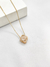 Colar Flor com Ponto de Luz com Zircônia Folheado em Ouro 18K