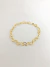 Pulseira Elos de Coração Grande Folheado em Ouro 18K - comprar online