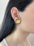 Brinco Flor com Zircônia Folheado em Ouro 18K - comprar online