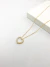 Colar Coração Vazado Cravejado com Micro Zircônias Folheado em 18K