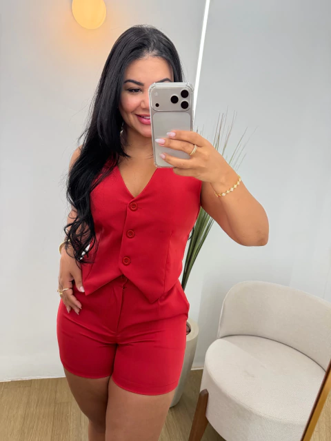 Conjunto Colete alfaiataria - comprar online