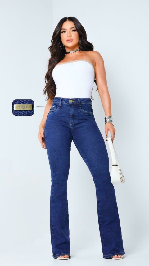 Calça Jeans Miller Flare - Empina Bumbum
