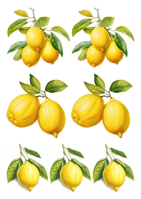 DECALQUE HIDRO TRANSFER - LIMÃO S - COD1138 - comprar online