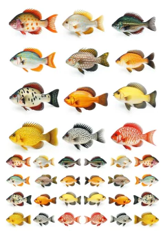 DECALQUE HIDRO TRANSFER - PEIXES - COD1153 - comprar online