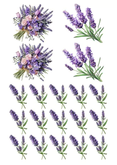 DECALQUE HIDRO TRANSFER - LAVANDA - COD1157 - comprar online