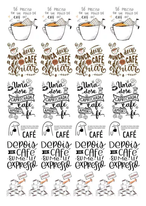 DECALQUE HIDRO TRANSFER - FRASES - COD1201 - comprar online