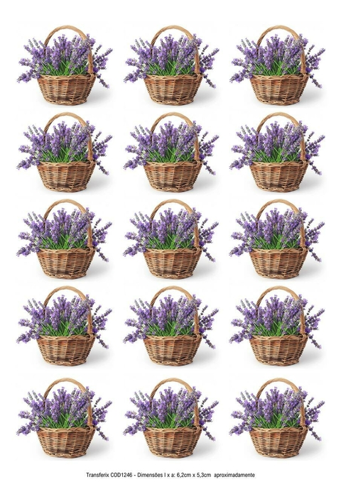 DECALQUE HIDRO TRANSFER - LAVANDA - COD1246