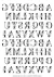 DECALQUE HIDRO TRANSFER - LETRAS - COD1285 - comprar online