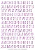 DECALQUE HIDRO TRANSFER - LETRAS ROXO - COD1405