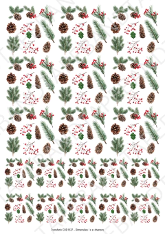 DECALQUE HIDRO TRANSFER - NATAL - COD1537 - comprar online