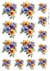 DECALQUE HIDRO TRANSFER - FLORES - COD1587
