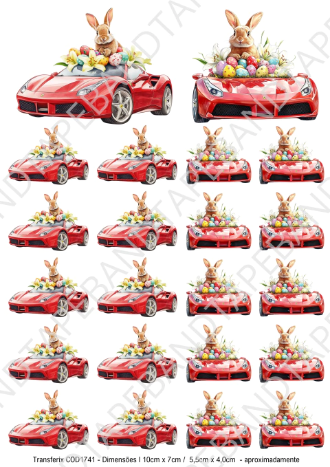 DECALQUE HIDRO TRANSFER - PÁSCOA - COD1741 - comprar online