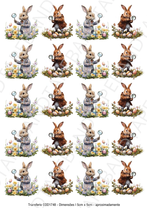 DECALQUE HIDRO TRANSFER - PÁSCOA - COD1748 - comprar online