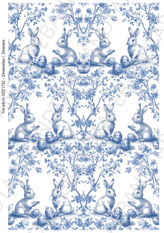 DECALQUE HIDRO TRANSFER - PÁSCOA - COD1752