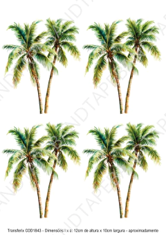 DECALQUE HIDRO TRANSFER - ÁRVORES - COD1843 - comprar online