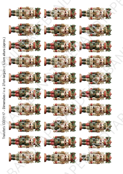 DECALQUE HIDRO TRANSFER - NATAL - COD2117 - comprar online