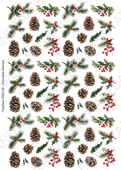 DECALQUE HIDRO TRANSFER - NATAL - COD2126 - comprar online