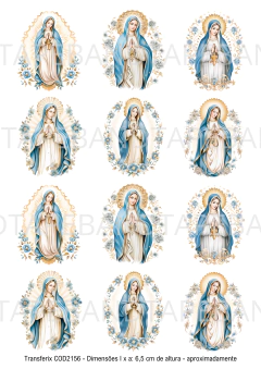 DECALQUE HIDRO TRANSFER - RELIGIOSOS - COD2156 - comprar online