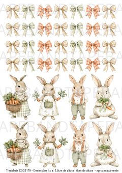 DECALQUE HIDRO TRANSFER - PÁSCOA - COD3179