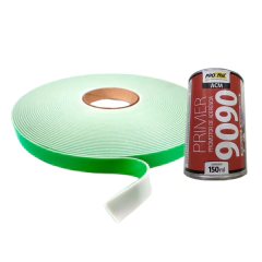 Fita Dupla Face Extra Forte Branca Acm 15x20 + Primer 9090