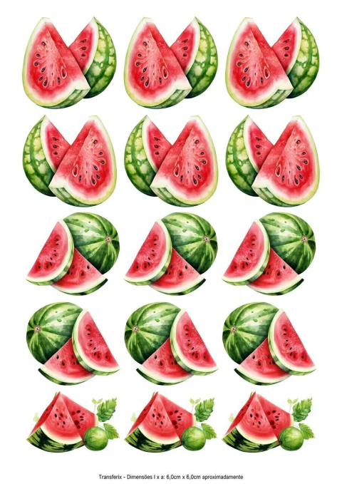 DECALQUE HIDRO TRANSFER - FRUTAS - COD1204 - comprar online