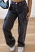 Calça Jeans Wide leg Grafite - comprar online
