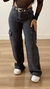 Calça Jeans Wide leg Grafite na internet