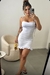 Vestido Sandy babado Branco na internet