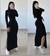 Vestido Agatha Fenda Preto na internet