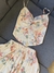 CONJUNTO PALAZO + TOP NAO DE LINO CON FLOR VERDE en internet