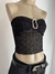 STRAPLES TUL ONDULADO CON HEBILLA - tienda online