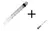 Seringa 3ml c/ agulha 25x7 - unidade - comprar online