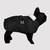 Capa Protetora Preta Boots&Pets - Tamanho 7